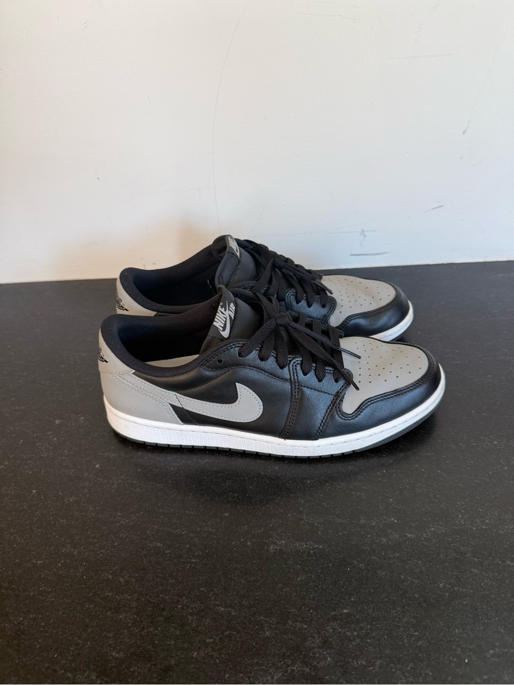 Nike Air Jordan 1 low OG Shadow black/grey/white Men’s 10.5